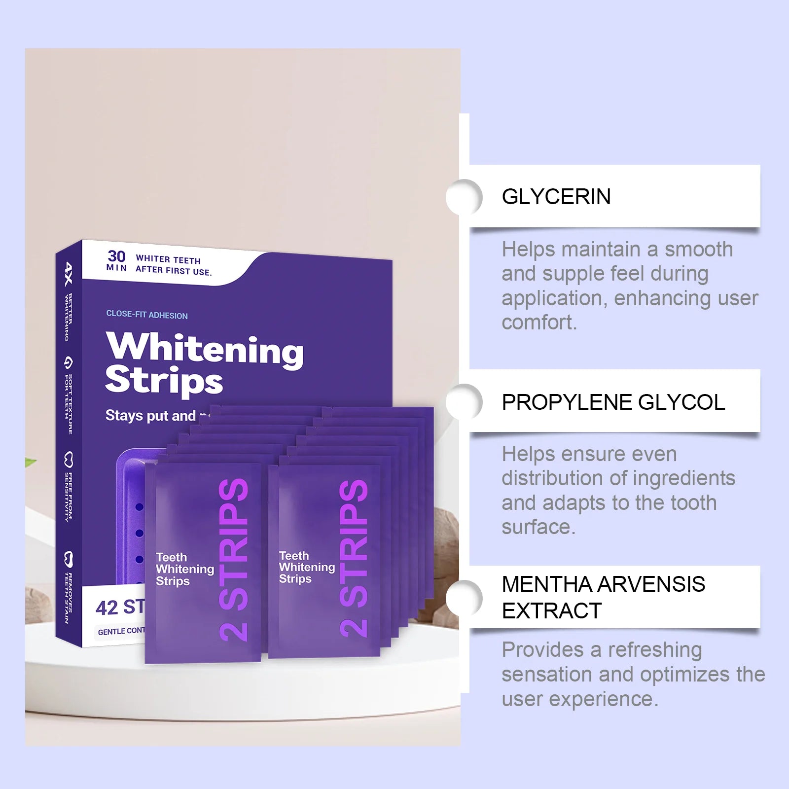 Purple Smile Strips